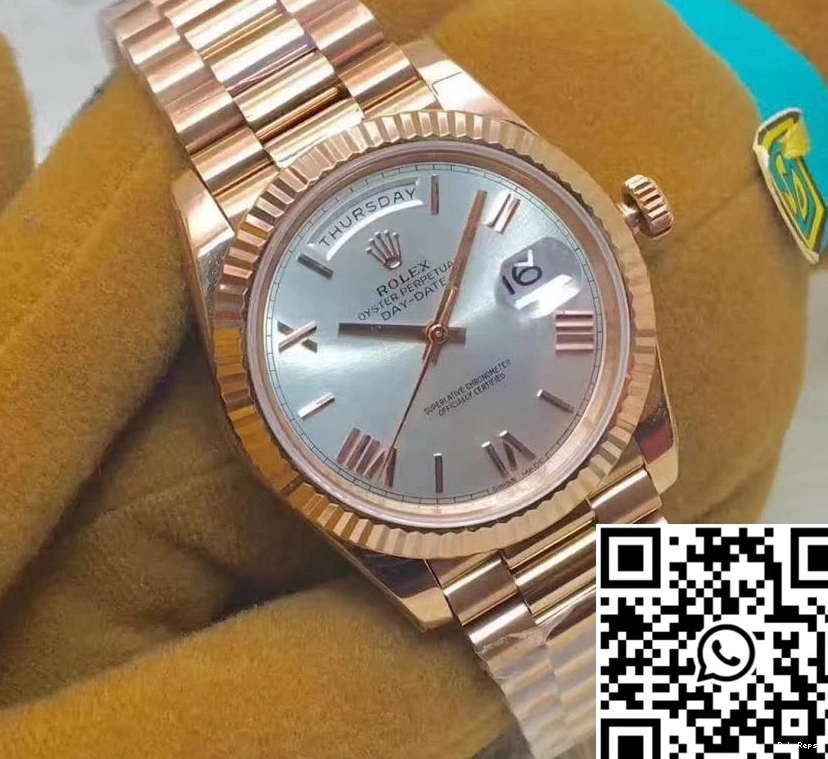 Day-Date Rose Factory Dial Sundust 228235 40 40MM Gold EW Rolex 1216